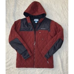 Columbia Sportswear Co. Lookout Cabin Coat with Out Boys Reddish Brown Size XL